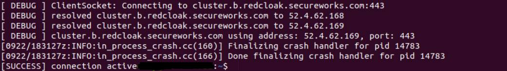 Checking agent connectivity