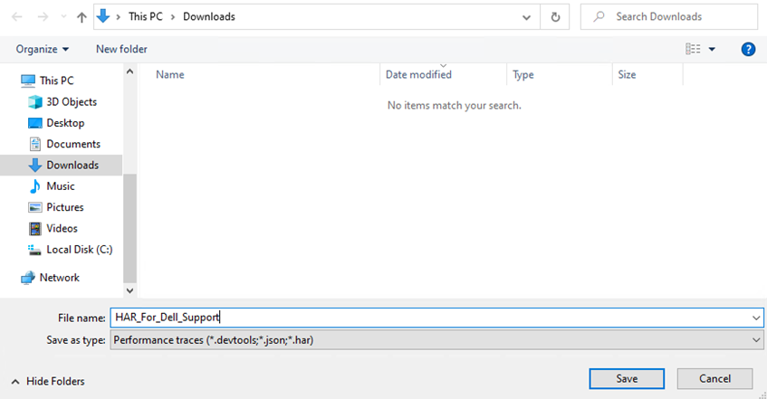 How to Capture a HAR File for Dell Management Portal | Dell India