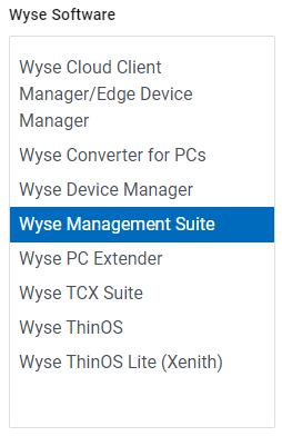 Wyse Management Suite
