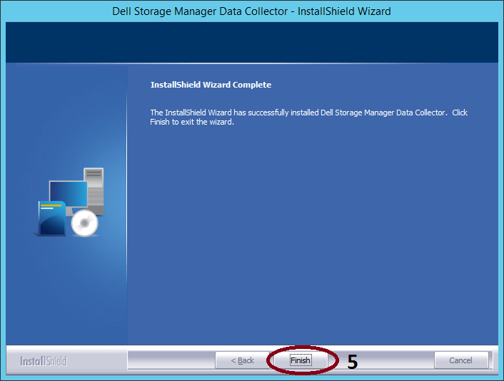 Schermata 3 di installazione di DSM - Installazione completata