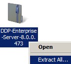 Tümünü Ayıkla seçeneği belirlendi