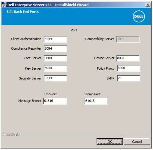 Ekran edycji portów