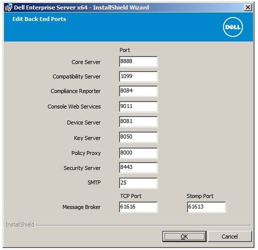 Ekran edycji portów