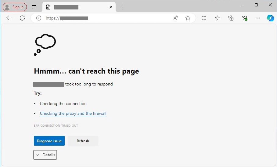 Browser not loading PPDM UI