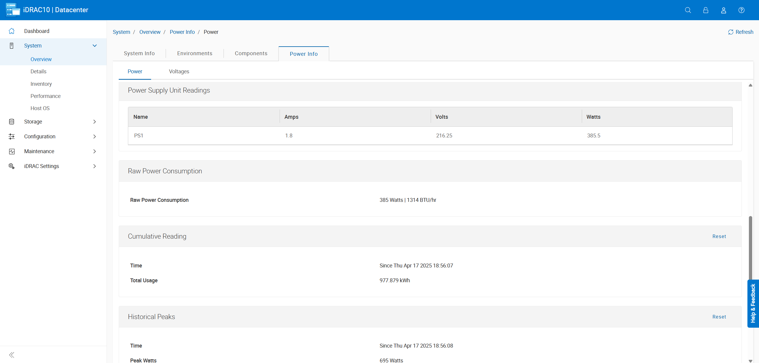 extended power section