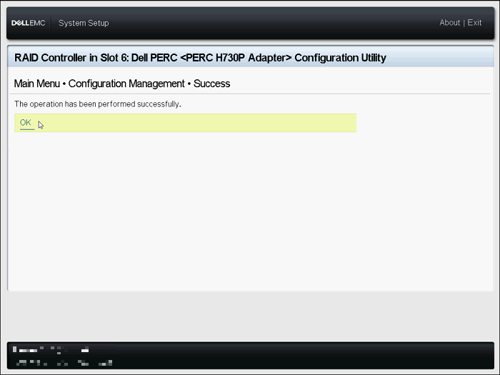 Potvrzení o úspěšném provedení