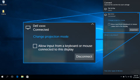 Pantalla de confirmación para permitir el acceso del teclado y el mouse conectados al monitor