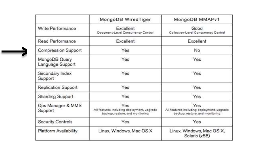 Wired Tiger veya MMAPv1