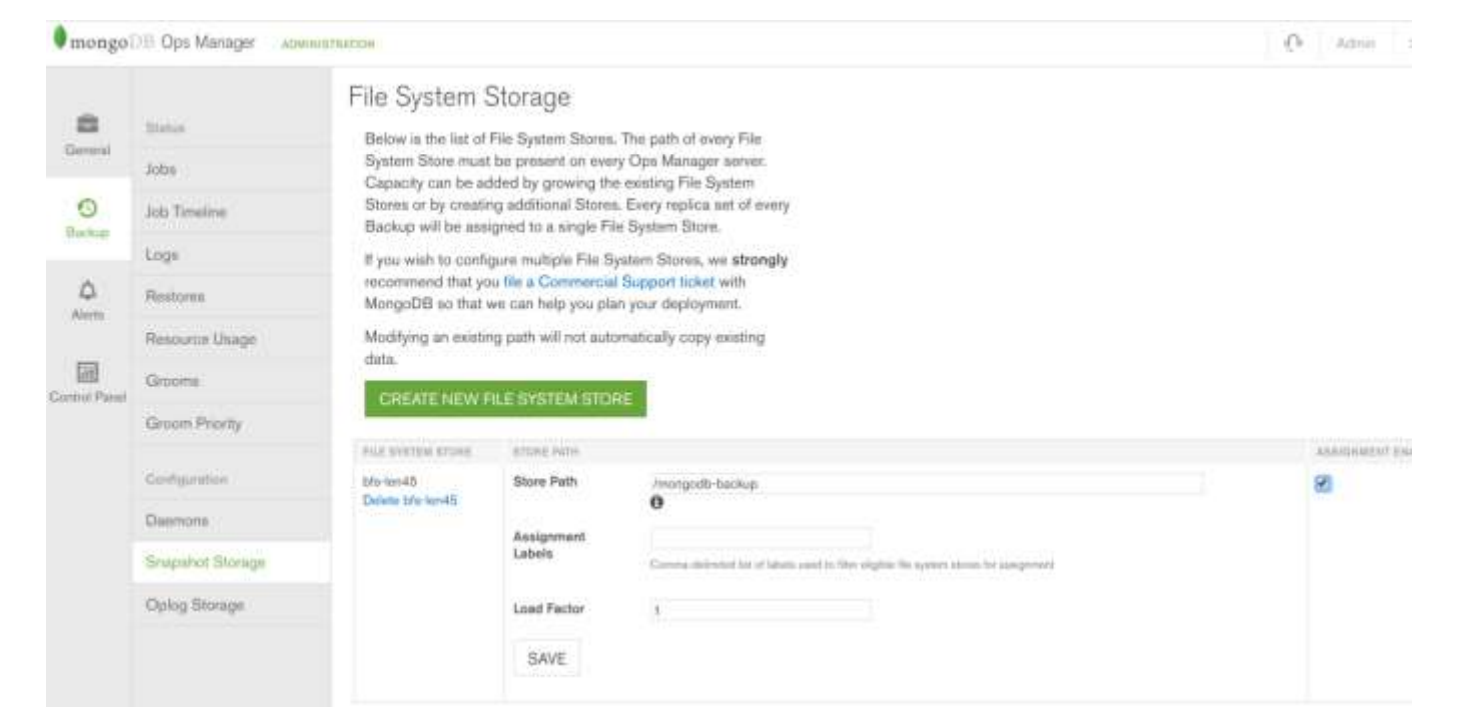 Interface do usuário de administração do Ops Manager