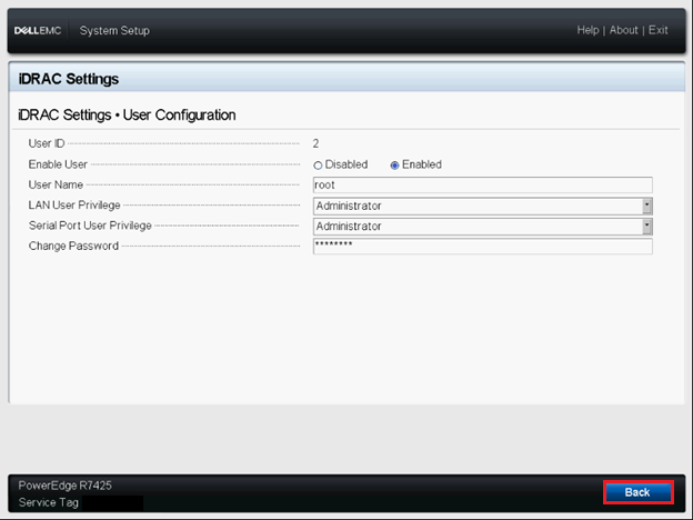 Password changed