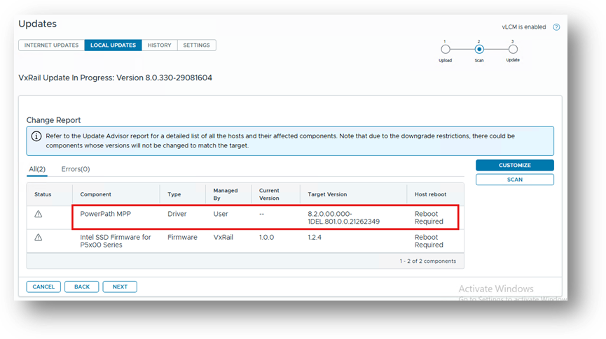 Komponenta přidaná do jednoho obrázku