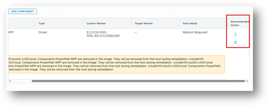 Obrazovka Add Component