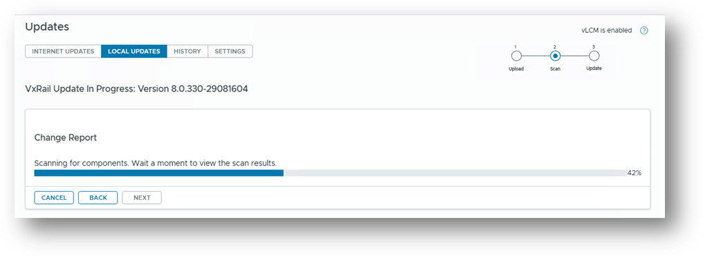 Analisi report modifiche completata