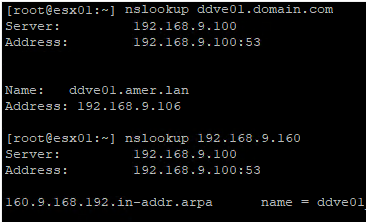 nslookup komut satırı çıktısı