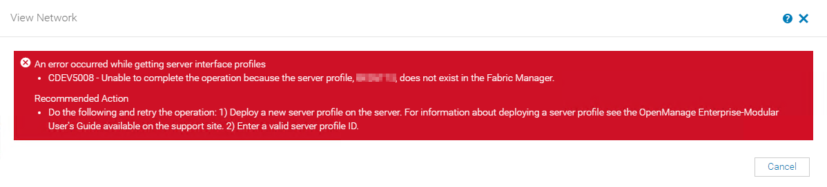 Slot deployment error