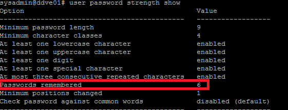“当前密码记住”设置