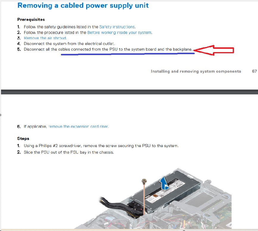 Bekabelde PSU