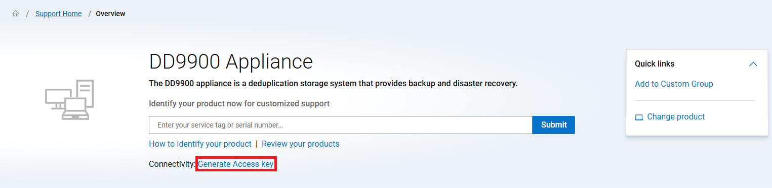 DD9900 appliance example