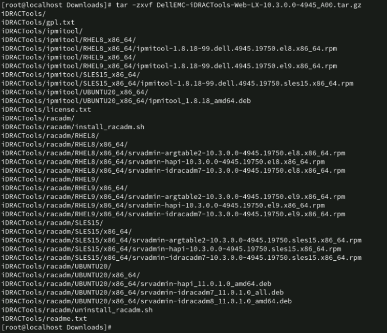CLI output