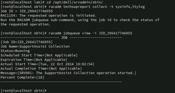 CLI output
