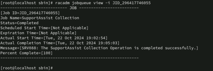CLI output