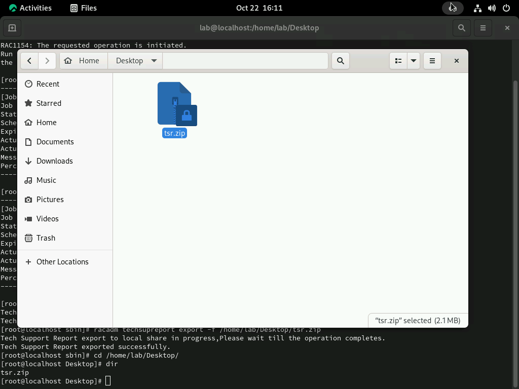 CLI output