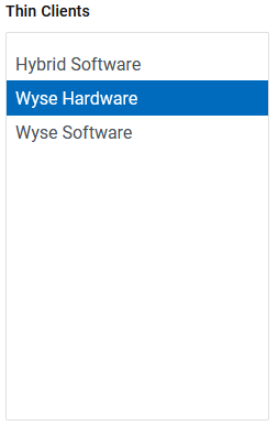 Wyse 硬件