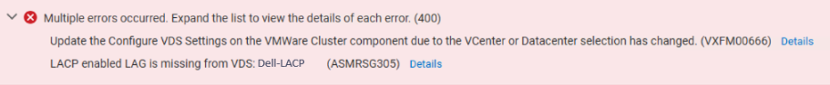 multiple errors occurred 