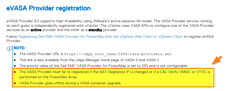 Screenshot of Product Guide Statement