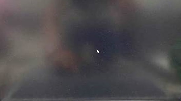 Cursore su schermo con schermata vuota