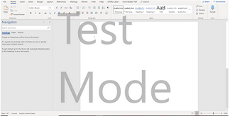 Test Modu filigranı tam sayfa