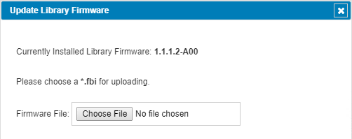 Update Library Firmware.