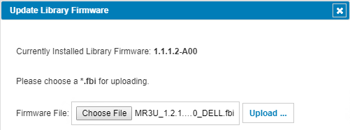 Update Library Firmware.