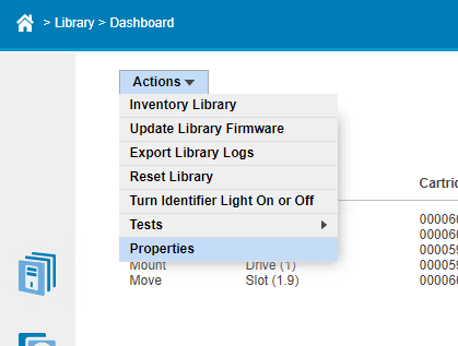 Actions -> Properties