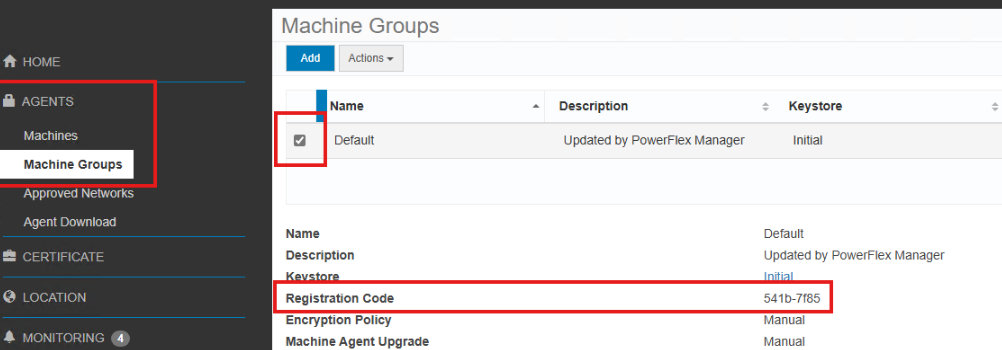 added to the Default group