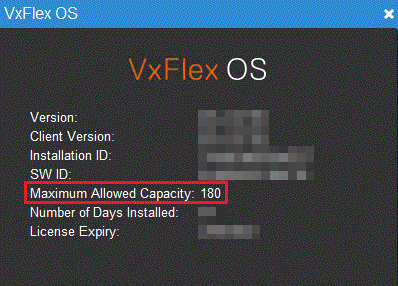 Flex OS capacity