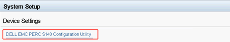 PERCS140 Configuration Utility