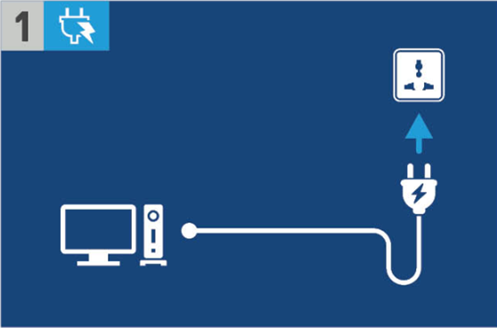 Conecte la fuente de alimentación