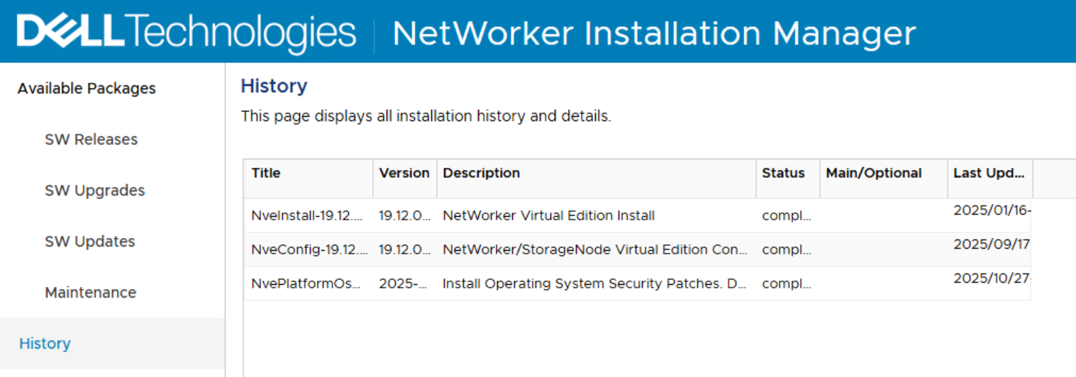 NVE Installation Manager
