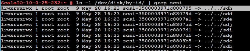 Enumerar ID de disco 