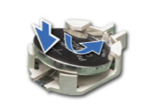 Installation de la batterie CMOS