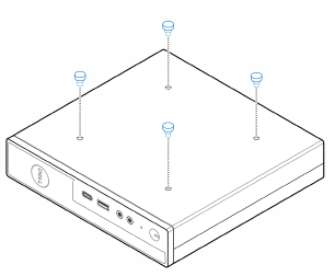 Installazione delle viti a gradino sullo chassis
