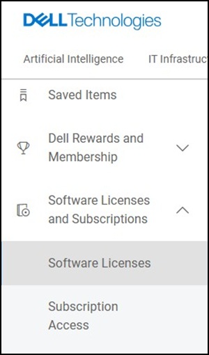 Dell Technologies 내 계정