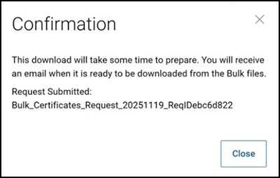 Сообщение о подтверждении