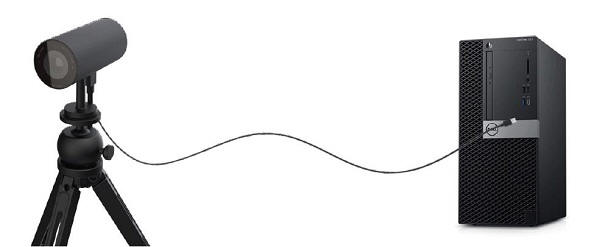 三脚架与计算机的连接