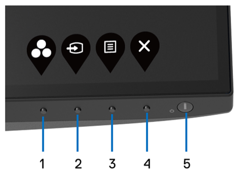 SLN313732_en_US__5I_U3219Q_Front_Panel_Buttons_TM_V1