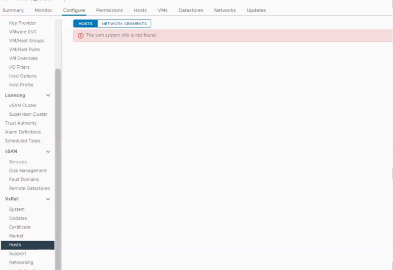 Captura de pantalla del error del plug-in
