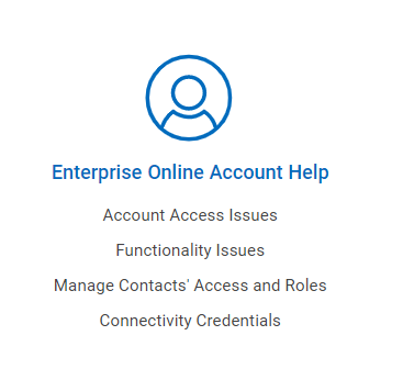 Hilfe zum Enterprise-Onlinekonto