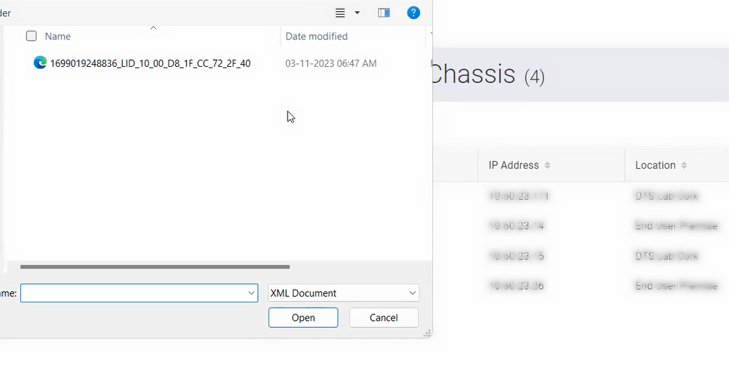 Перейдите в расположение сертификата TruFOS