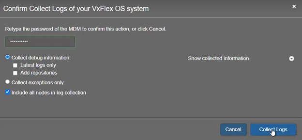 PowerFlex Gateway Log Collection –&nbsp;